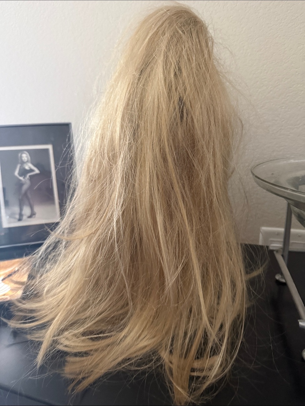 Long Blonde Women's Wig - Natural Light Blonde